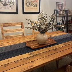 Dining Table With Bench And 2 Chairs 