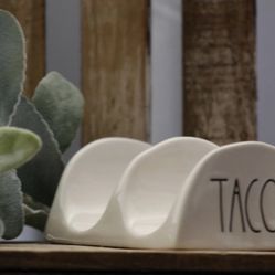 Rae Dunn taco  holder 