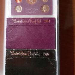 1975, 1984, 1987 Proof Sets