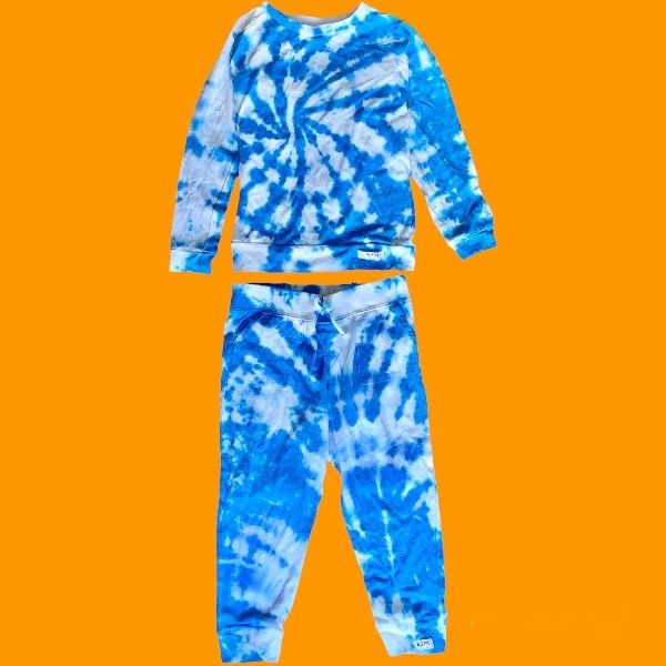 NWT 2Pc Set Tie-Dye Shirt Joggers Pants TShirt Kids Baby Boys Girls Toddler gift