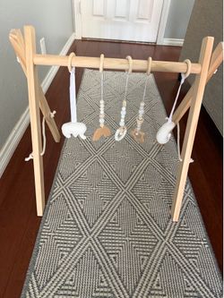 Wooden play gym