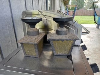 2 Vintage Retro Porch Light Fixture