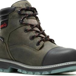 NEW SZ 7.5 Or 9.5w  Men WATERPROOF Work Boots Wolverine Floorhand Lx Cap Toe Steel Toe 6"