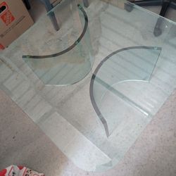 2 Glass End Tables