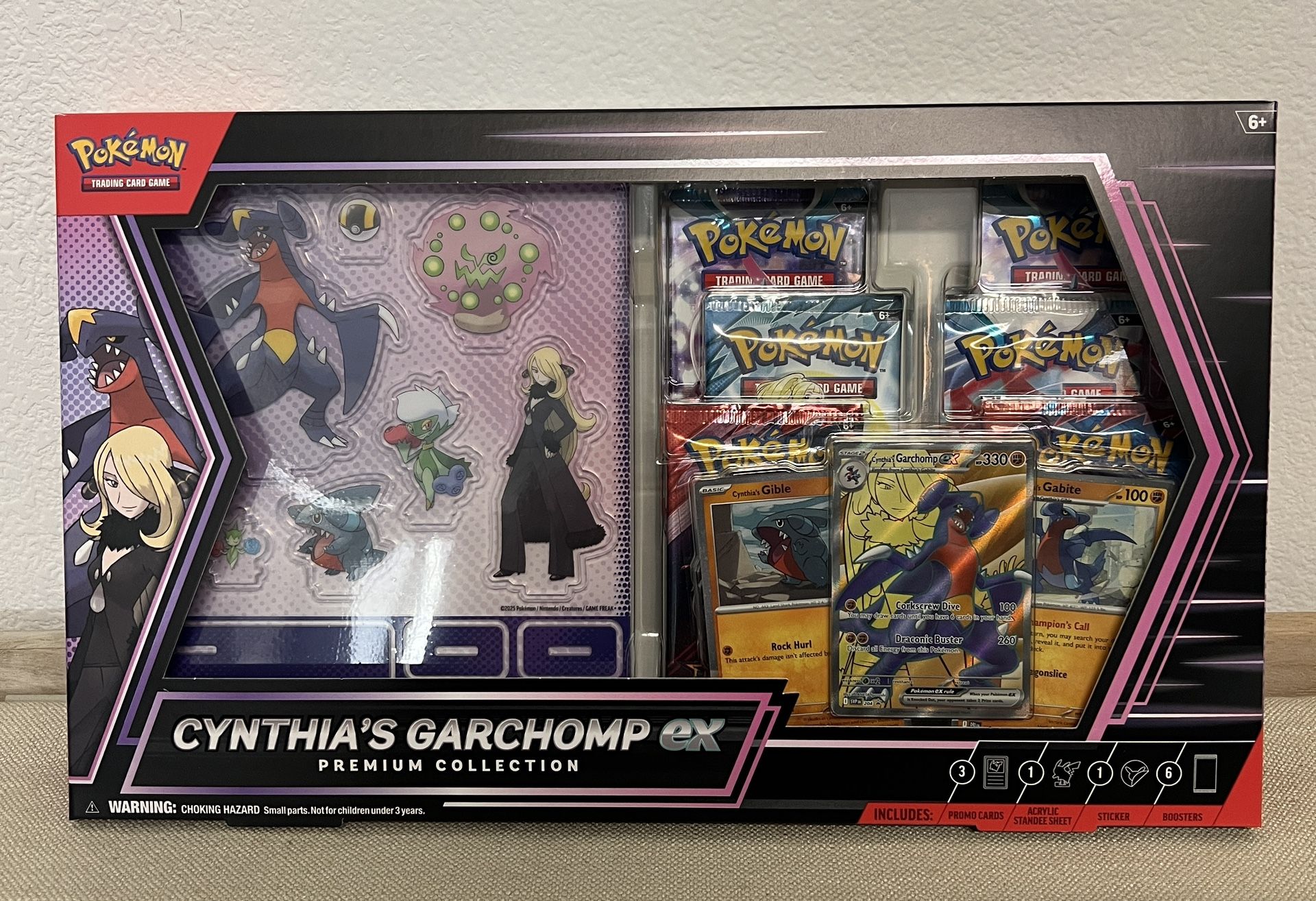 Pokémon Cynthia’s Garchomp EX Premium Collection New Sealed
