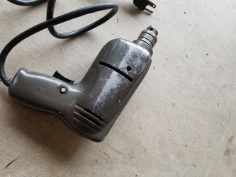 Vintage electric drill.