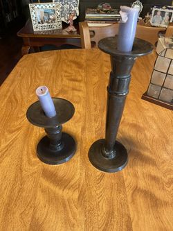 Bronze Candlesticks 
