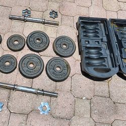 Pair Of Cap Dumbells 30lbs