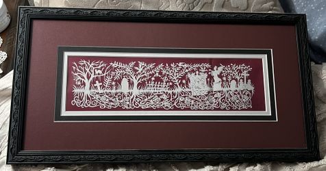One Of A Kind Signed Framed Art with Gothic Vibe