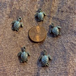 Turtle Charms New Lot of 5