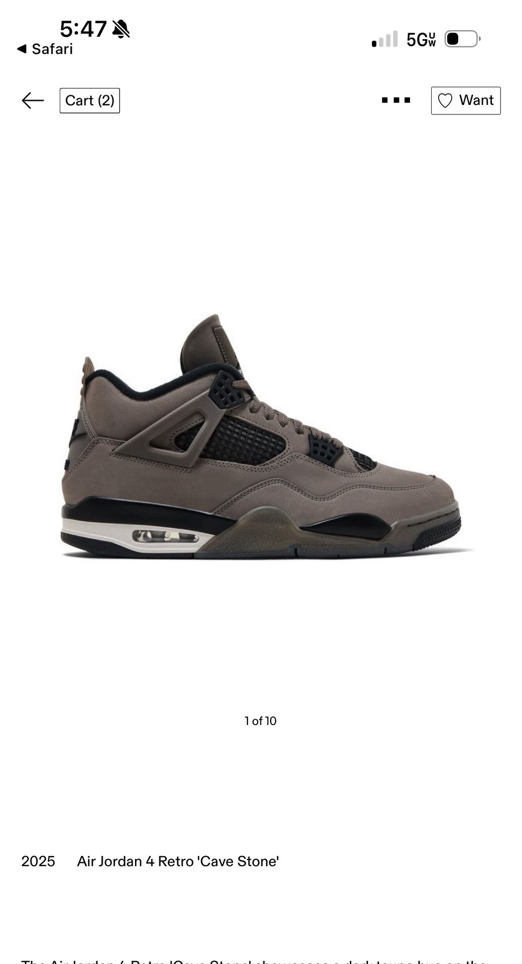 Cove Jordan 4s
