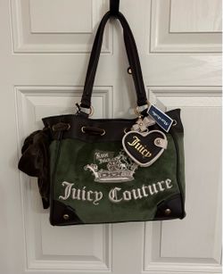 Juicy Couture Crown Tote Bag Super Greens