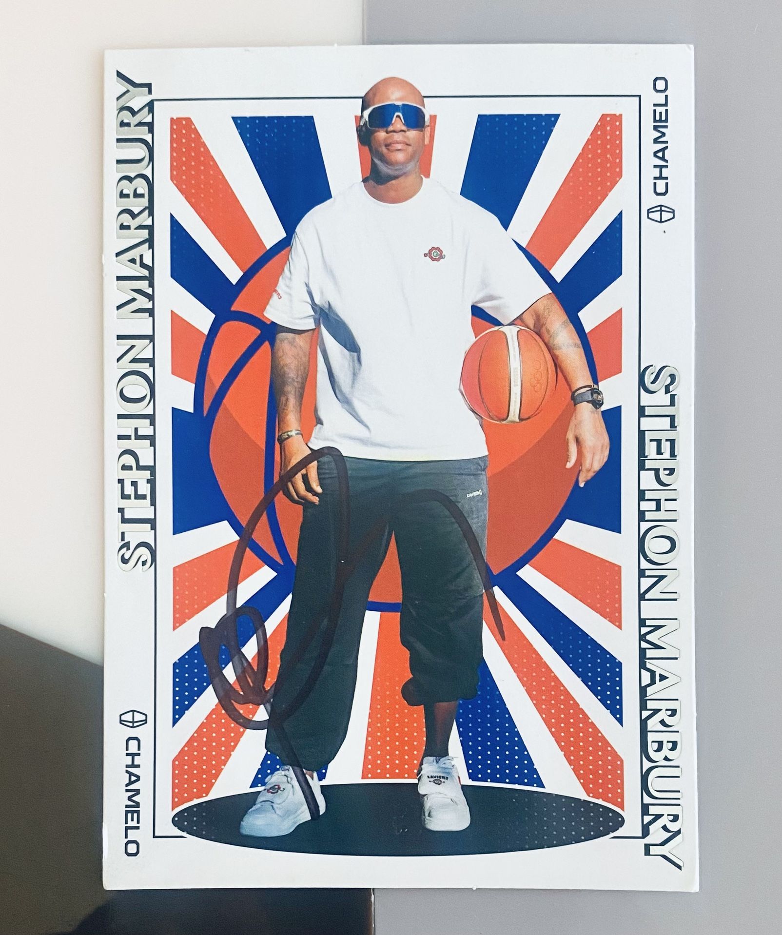 Stephon Marbury Autographed Card