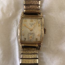 Vintage 1950s Hand Wind Gold Plated Perfect Working Condition Keeps Good Time