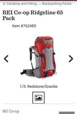 REI backpack packpacking hiking