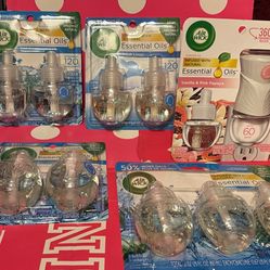 AIR WICK ESSENTIAL OIL BUNDLE.