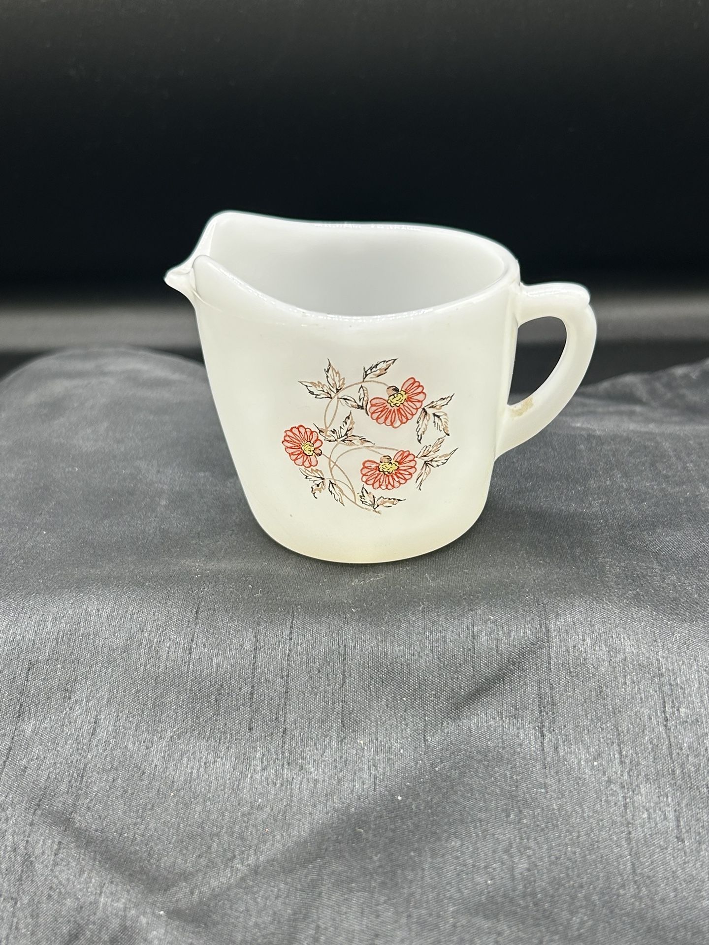 Vintage Fire King Creamer And Sugar