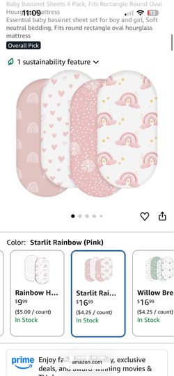 Swoarwg baby bassinet sheets
