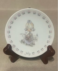 Precious Moments 1988 July Collector Plate