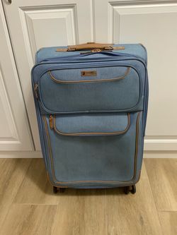 London Fog 4 Wheel Spinner Suitcase Large Check-in Bag