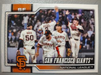 San Francisco Giants Baseball Cards topps 75