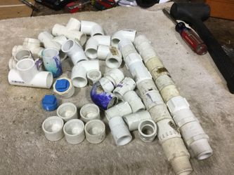 Total of 47 Pc’s SCH-40 3/4” PVC Fittings