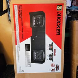 12" Dual Kickers L7  Down Firing Subwoofer Box Brand New 