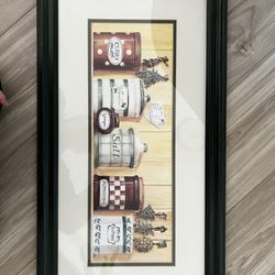 Set of 2 Framed Kitchen Wall Art Prints
