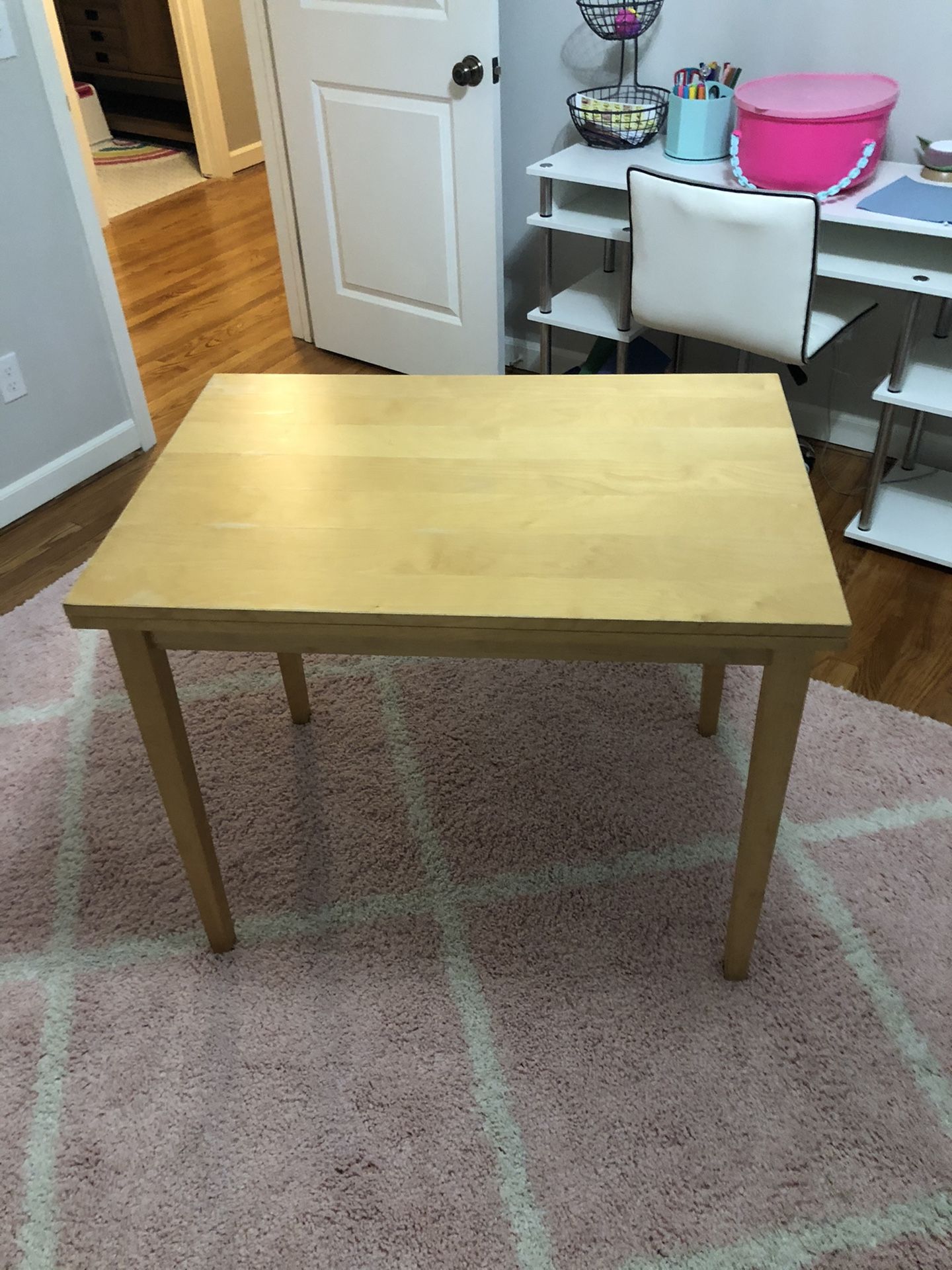 Breakfast nook table with two chairs