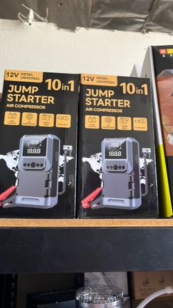Car Jump Starter, Jump Starter Power Pack Portable, 12V Car Battery Booster Jump Starter, 2500A 4-in-1Jump Starter Power Bank, 10000mAh Car Battery Ch