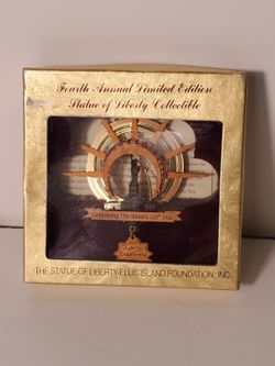 2003 Celebrate Statue of Liberty Limited Edition Ornament Collectible With Box