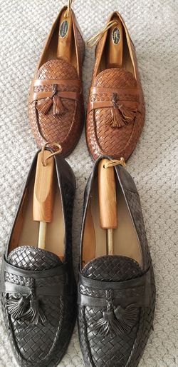 Johnston Murphy Woven Tassle Loafers