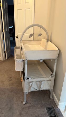 Baby Bassinet and Changing Table Combo