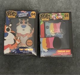 Funko Pop! Kellogg Cereal Pins Tony and Sam