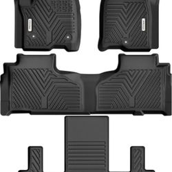 YITAMOTOR 3 Rows Floor Mats Compatible with 2021-2024 Chevrolet Tahoe/GMC Yukon/Cadillac Escalade wi