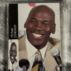 Michael Jordan Baseball Card 