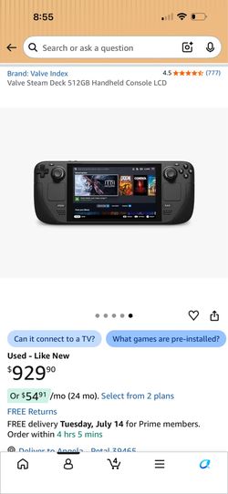512 gb LCD  steam deck
