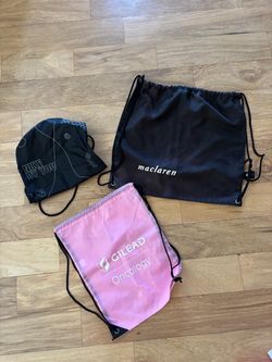 Lot of 3 Drawstring Bags