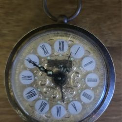 VTG 1940's "Jerger" Ornate Alarm Clock