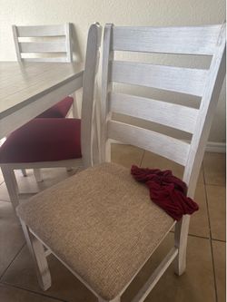Dining Table Set with 6 Chairs – Good Condition