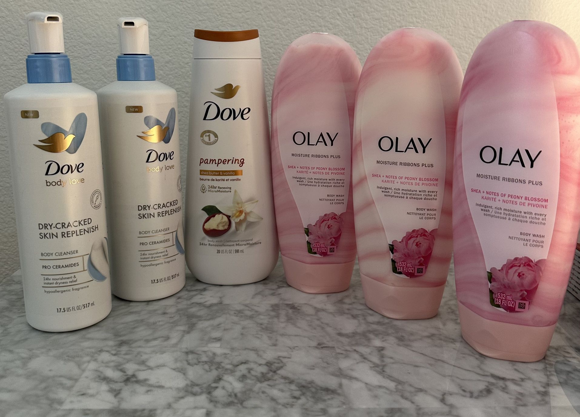 Olay And Dove Body Wash Bundle #6