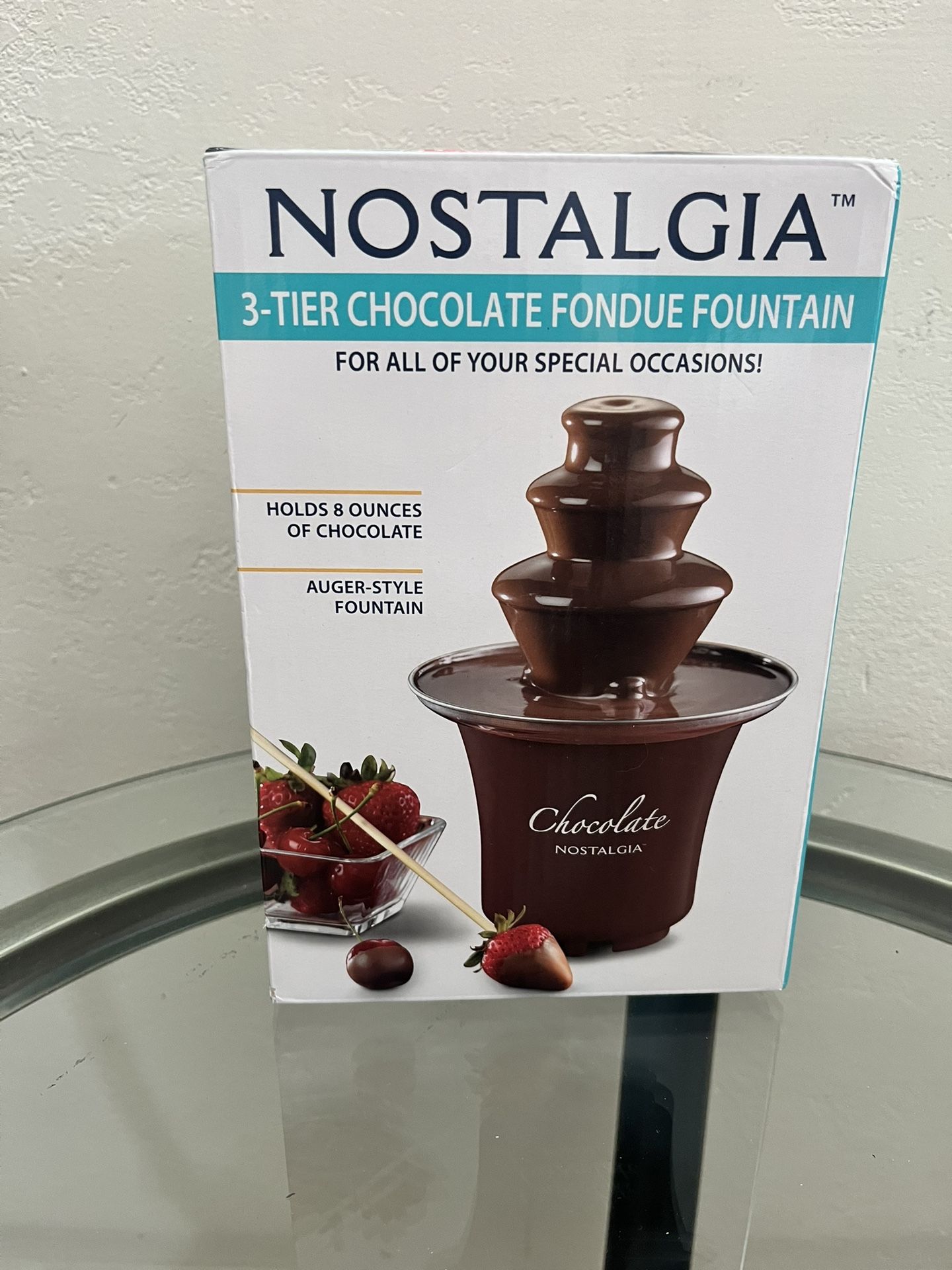 Nostalgia 3 Tier Chocolate Fountain