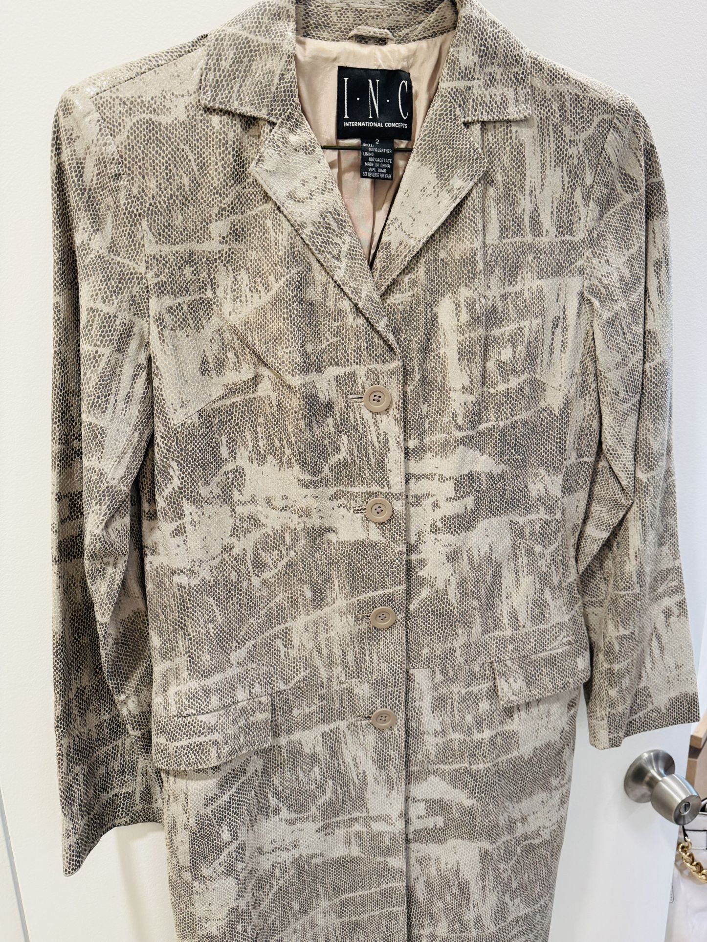 100% Leather/Suede Jacket