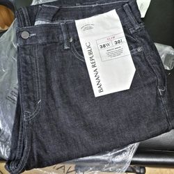 Banana Republic Slim Denim 38wx30l Men's Jeans