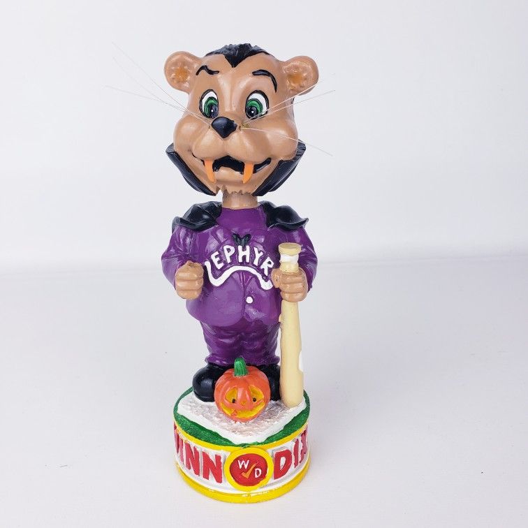 NEW ORLEANS ZEPHYRS ( BABY CAKES) MINOR LEAGUE BASEBALL SGA MASCOT BOBBLEHEAD