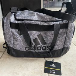 Brand New Small Gray Adidas Brand Duffel Bag