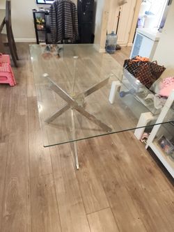 Glass Dining Table
