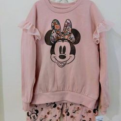 DISNEY MINNIE MOUSE 2PC SET SZ7/8