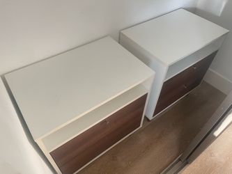 2 modern nightstands.  $35 each