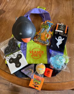 Halloween Kids Trader Joe’s and Squishy Gift Bag Bundle
